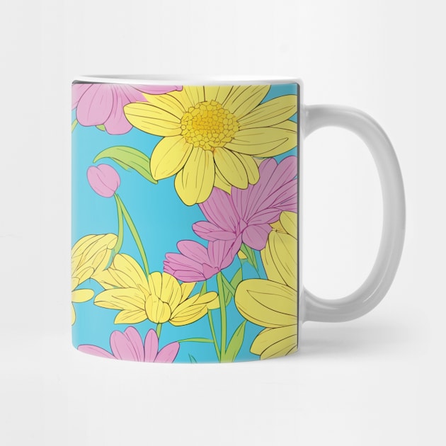 Pastelicious Spring flowers Pattern by souw83